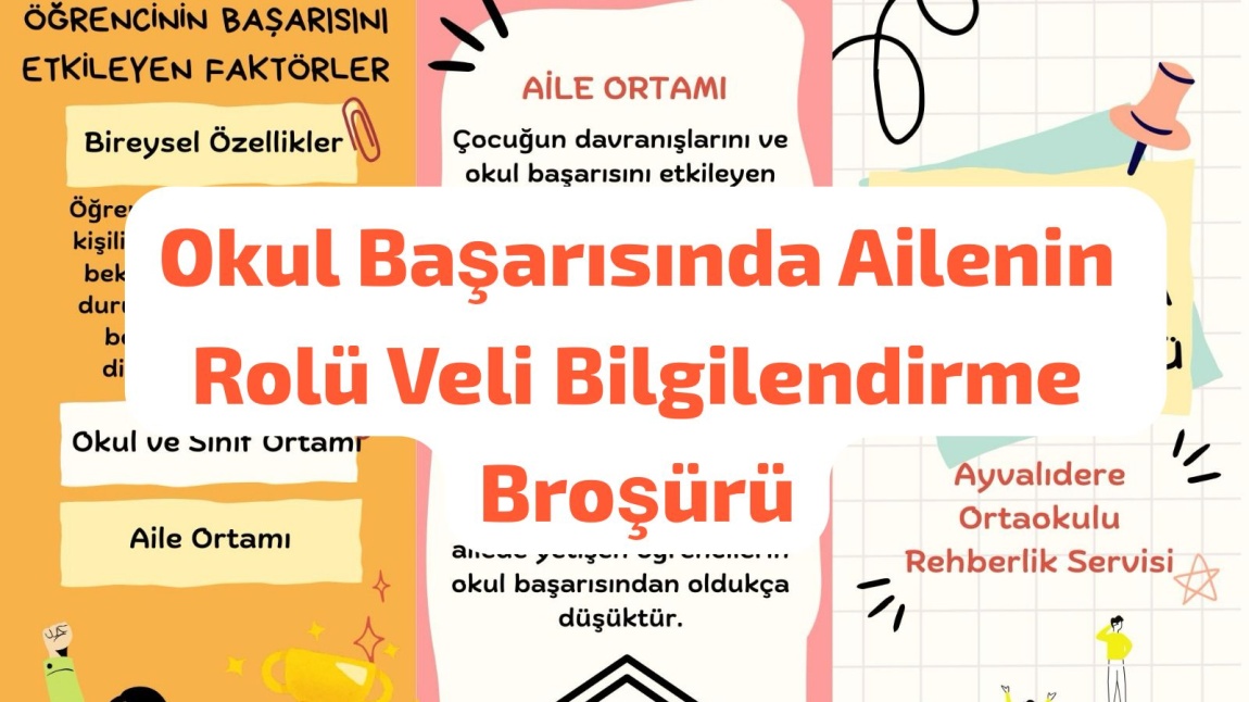 OKUL BAŞARISINDA AİLENİN ROLÜ VELİ BİLGİLENDİRME BROŞÜRÜ